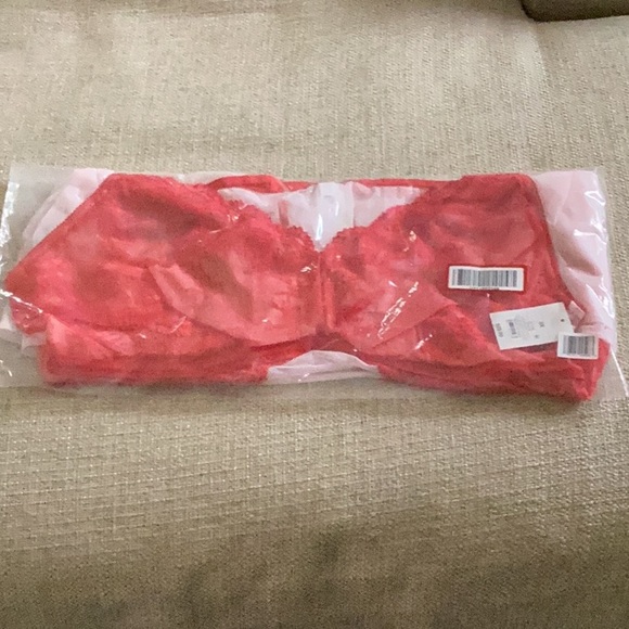 NWT Red & Pink Lace Lingerie Thong Set - Picture 3 of 9